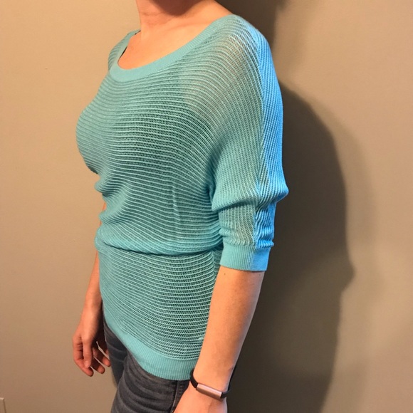 Aqua mesh top - Picture 2 of 3